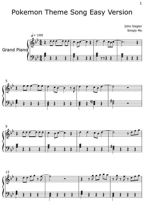 pokemon theme sheet music|pokemon theme song piano sheet music.